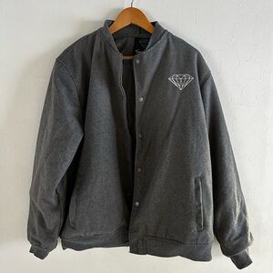 Diamond Gray Bomber Jacket